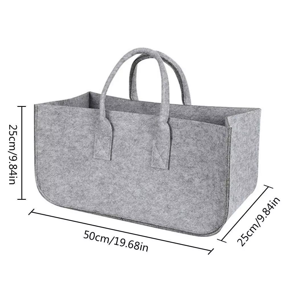 felt material large capacity bag